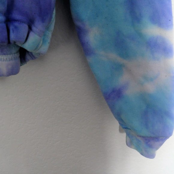 Faded Rose Tie-Dye Pullover Cinched & Cropped Astr - Picture 8 of 15